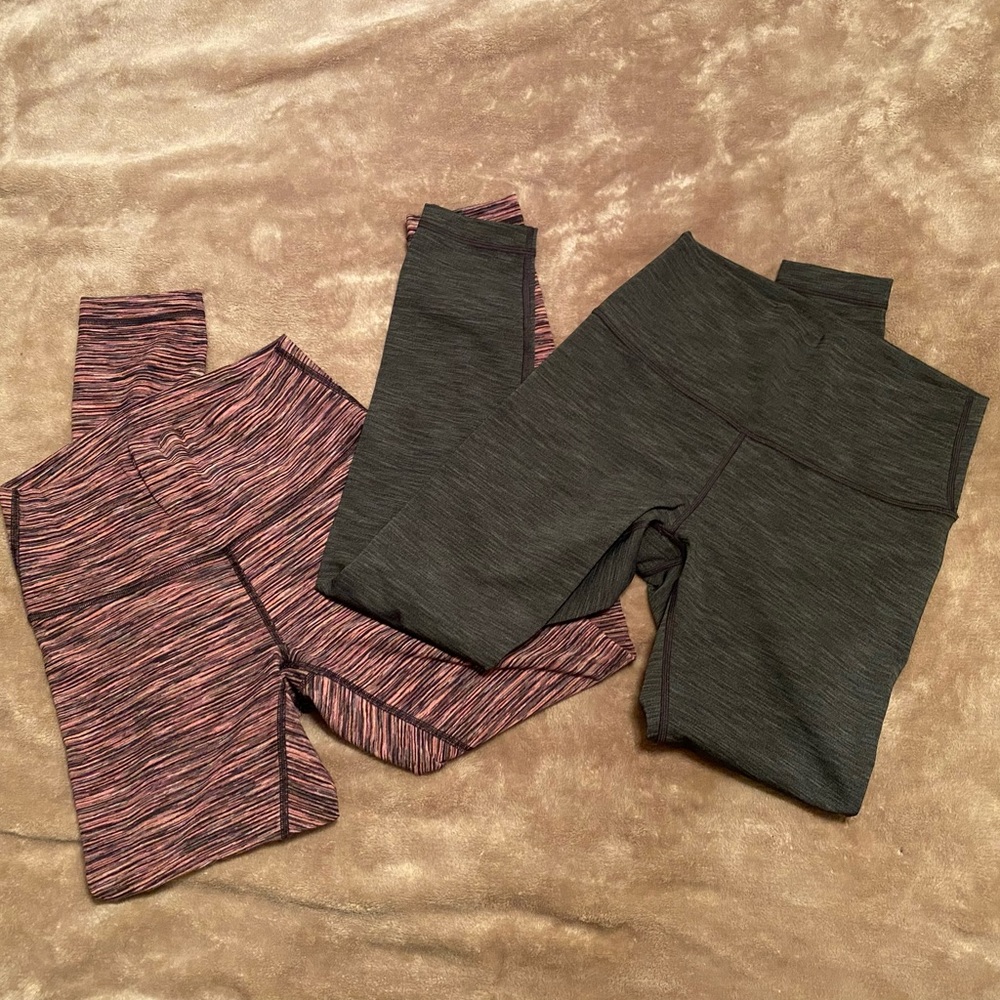 Lululemon Wunder Under High Rise 7/8 length.